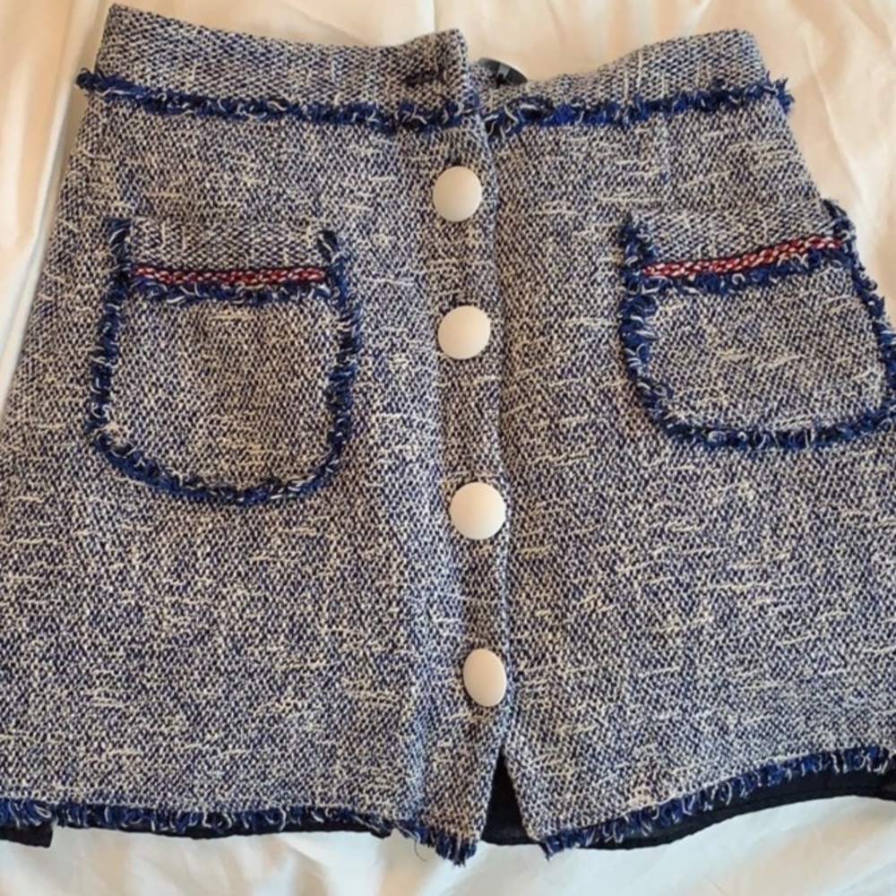 Zara tweed skirt